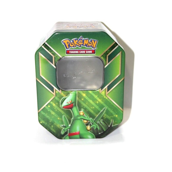 Pokemon Trading Card Sceptile EX Hoenn Power Collectors Tin Box  No Cards 2015 - Picture 1 of 9